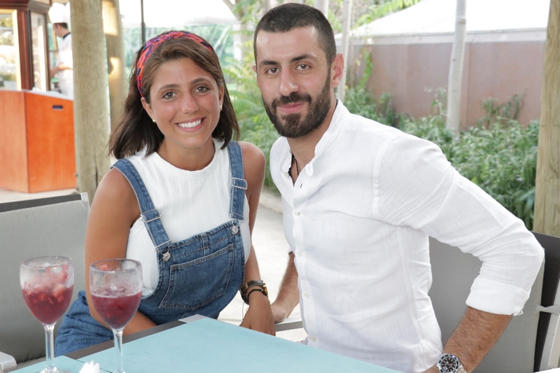 Gathering around the pool at Hilton Beirut Habtoor Grand